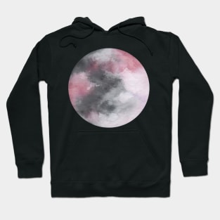 Tie dye moon watercolor Hoodie